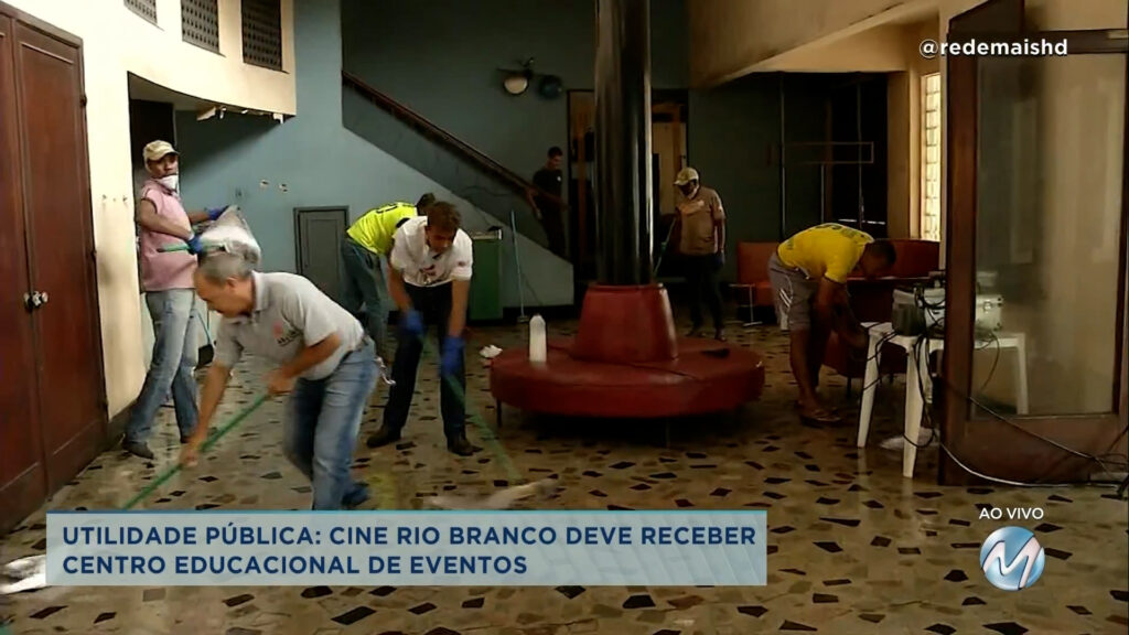 Cine Rio Branco deve receber centro educacional de eventos.