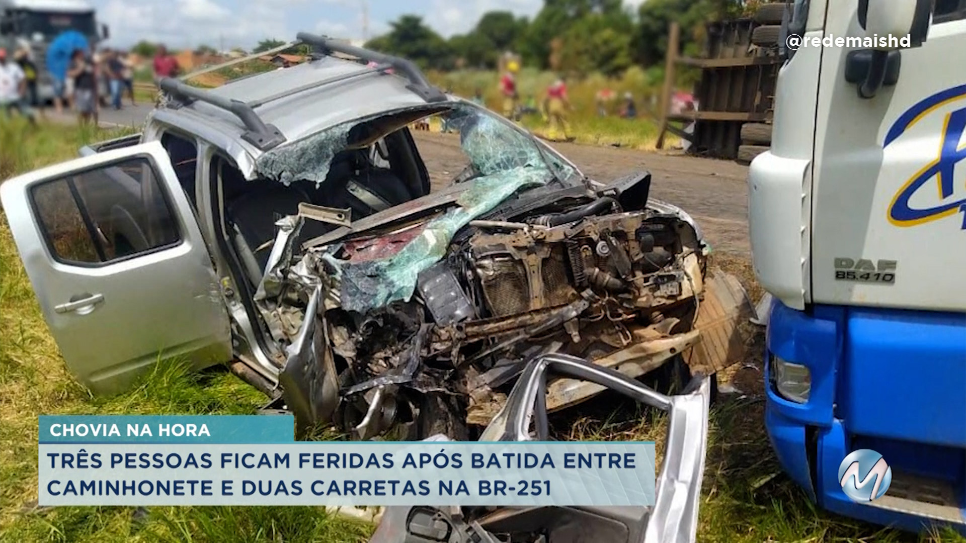 Acidente deixa dois policiais feridos na BR-251 em Montes Claros (MG) -  Notícias - R7 Minas Gerais