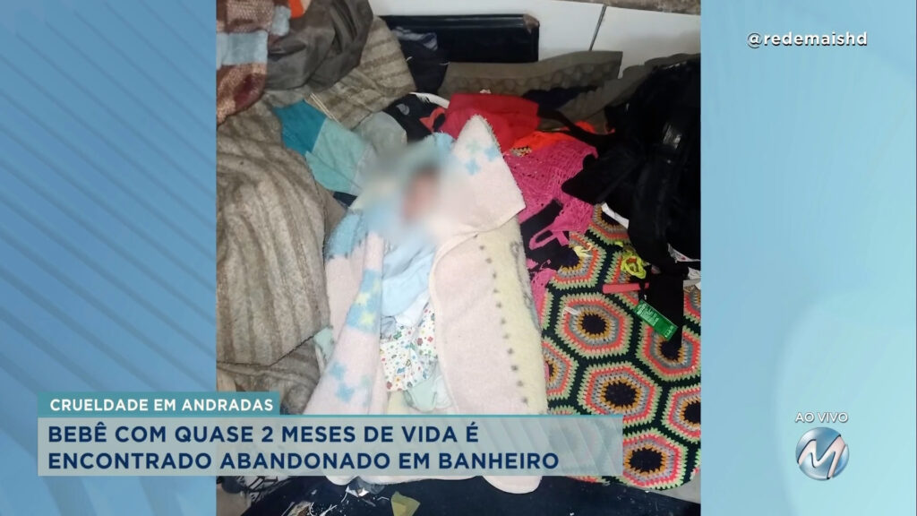 Crueldade no Sul de Minas: bebê é encontrado abandonado em banheiro