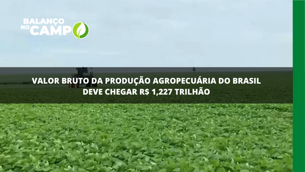 Valor bruto da produção agropecuária do Brasil tem alta.