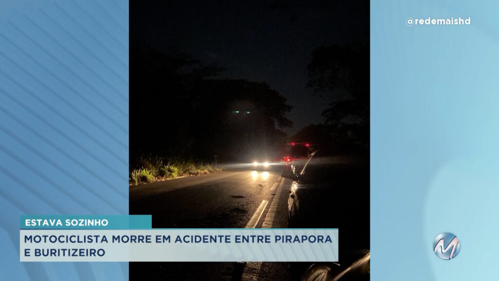 Trânsito: motociclista de 40 anos morre em Pirapora