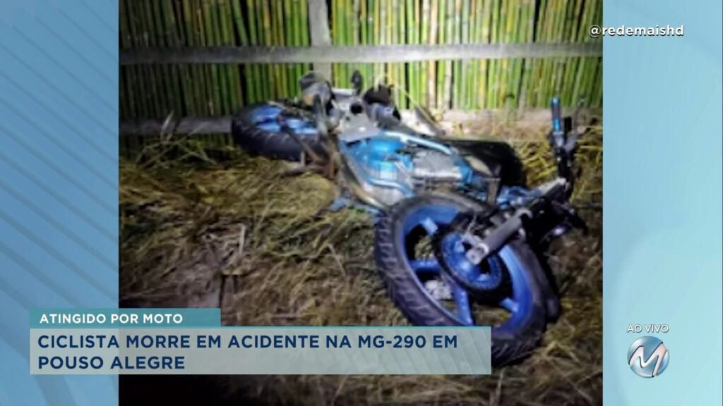 Ciclista morre em acidente na MG-290 em Pouso Alegre