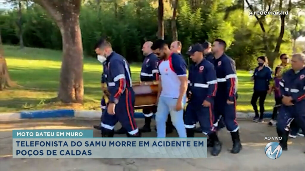 Telefonista do Samu morre em acidente de moto em Poços de Caldas