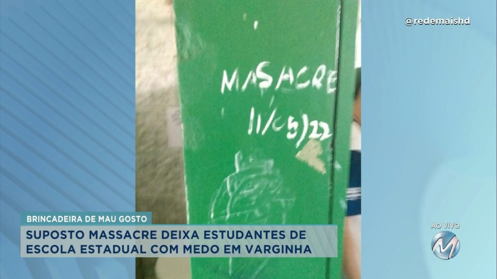 Varginha: suposto massacre deixa alunos de escola estadual com medo