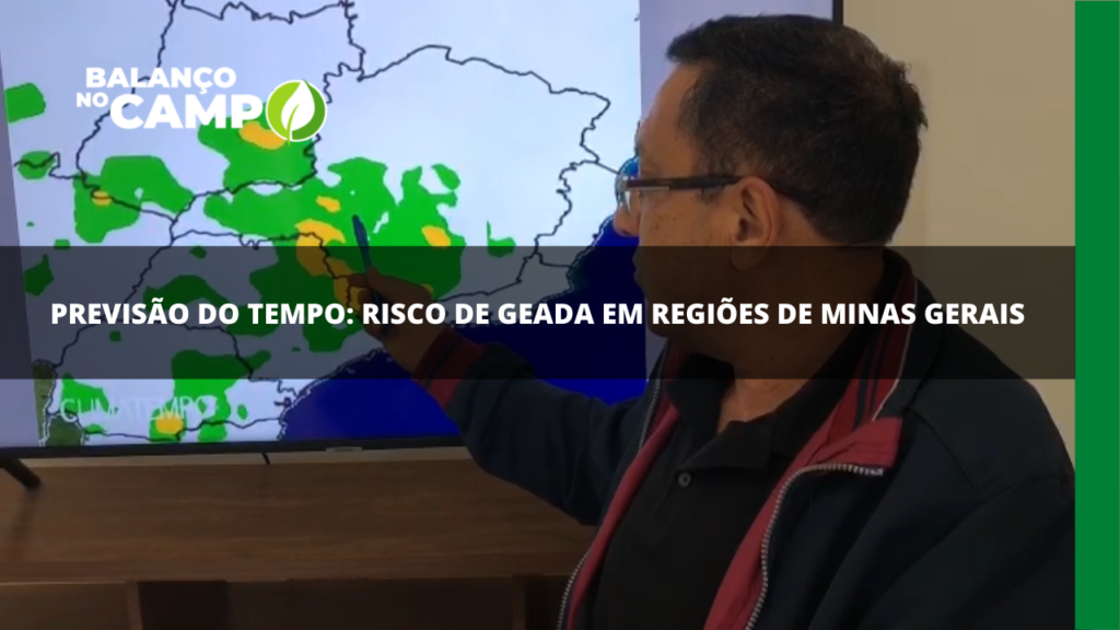 Previsão do tempo para Minas Gerais: risco de geada
