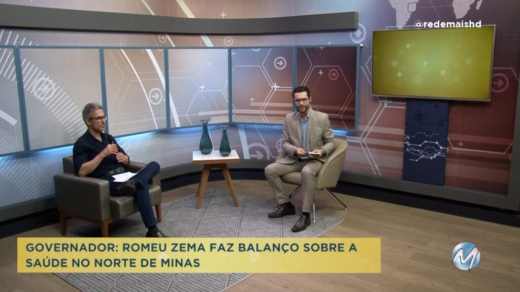 Romeu Zema: governador fala sobre a saúde do Norte de Minas