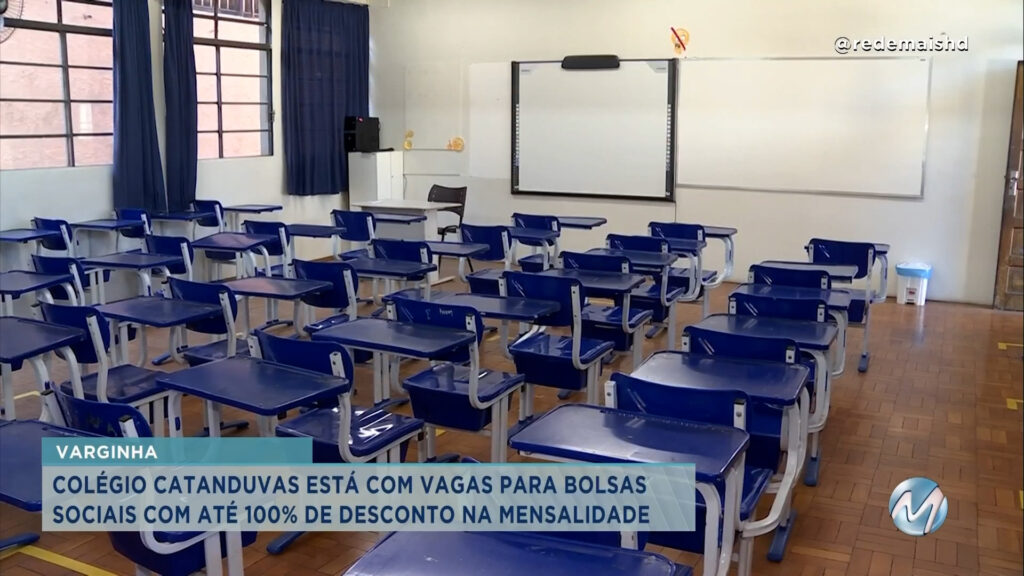 Varginha: Colégio Catanduvas está com vagas para bolsas sociais