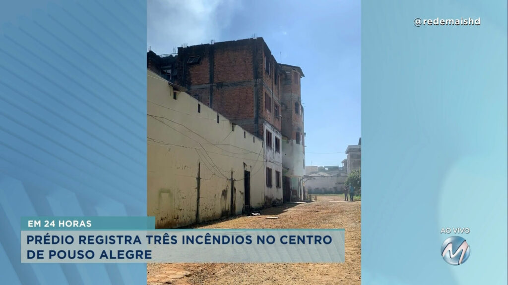 Pouso Alegre: três incêndios são registrados em prédio da cidade