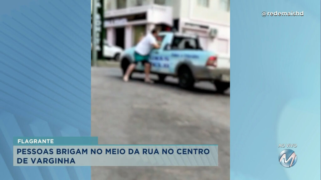 Moradores registram briga no trânsito em Varginha