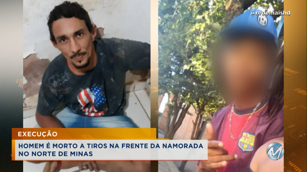 Homem é morto a tiros na frente da namorada