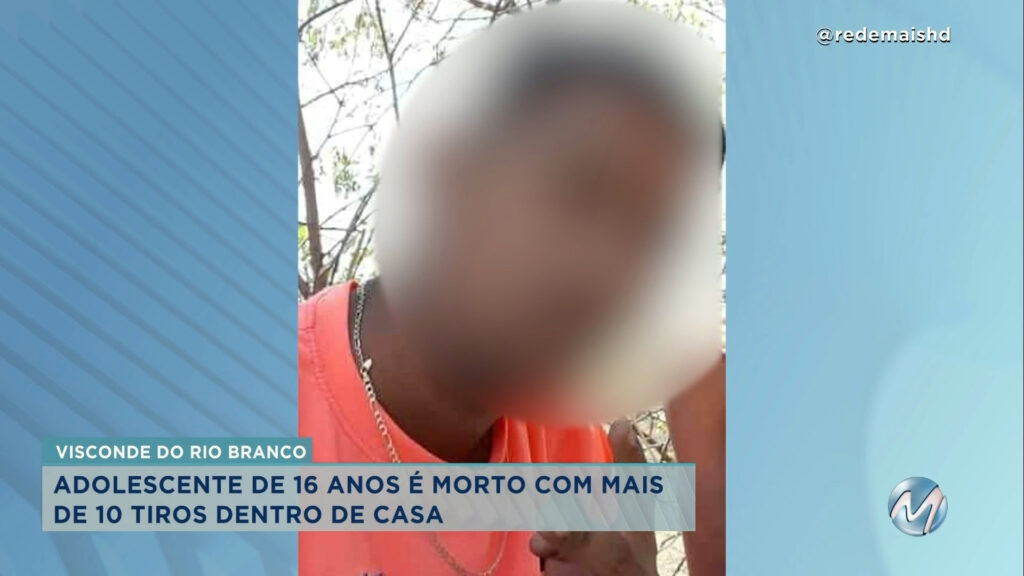 Visconde do Rio Branco: adolescente é morto com mais de 10 tiros dentro de casa