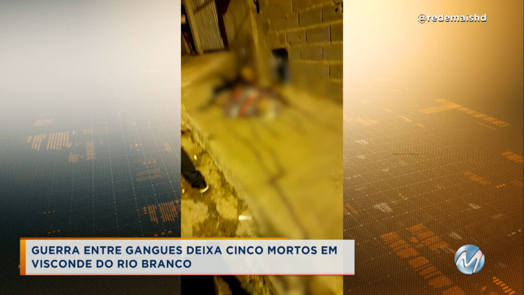 CHACINA EM VISCONDE DO RIO BRANCO: CINCO HOMENS SÃO MORTOS DURANTE TROCA DE TIROS