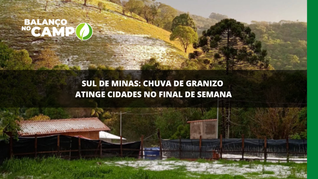 CHUVA DE GRANIZO | Mais uma vez o Sul de Minas registrou chuva de granizo, dessa vez em Gonçalves e Paraisópolis.