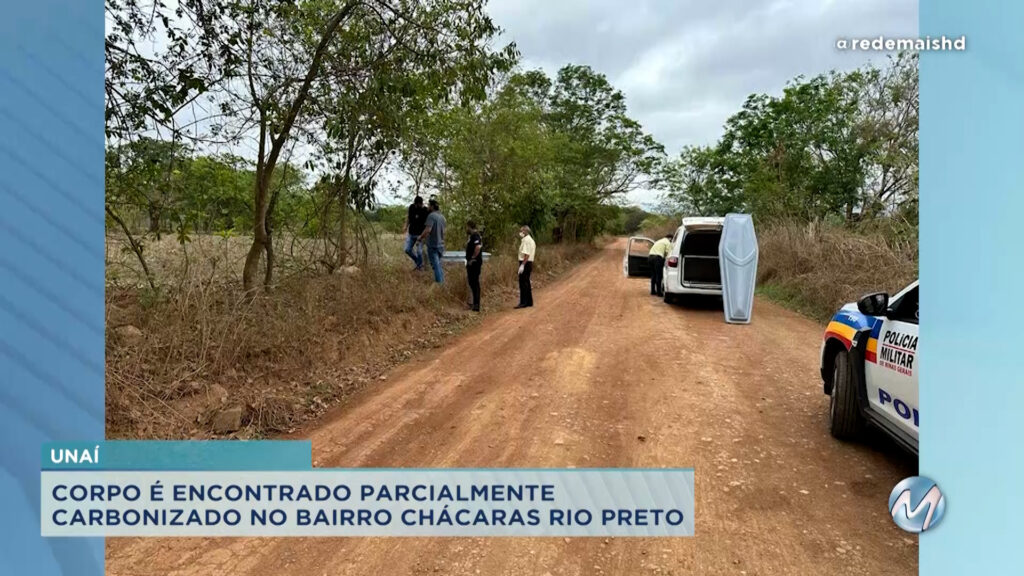 Corpo parcialmente carbonizado é encontrado em bairro de Unaí