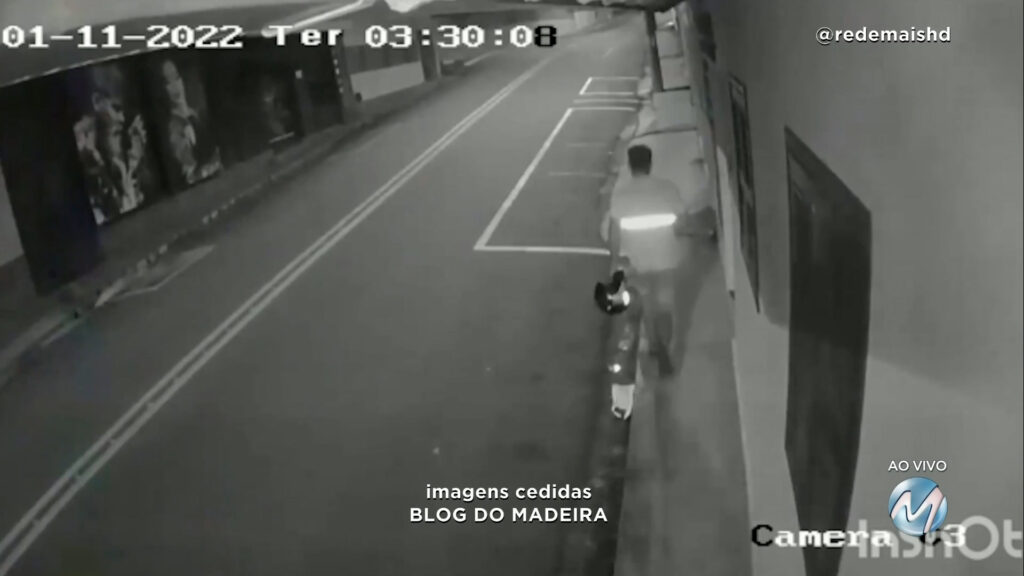 Câmera flagrou: suspeito foge após agredir homem em Varginha