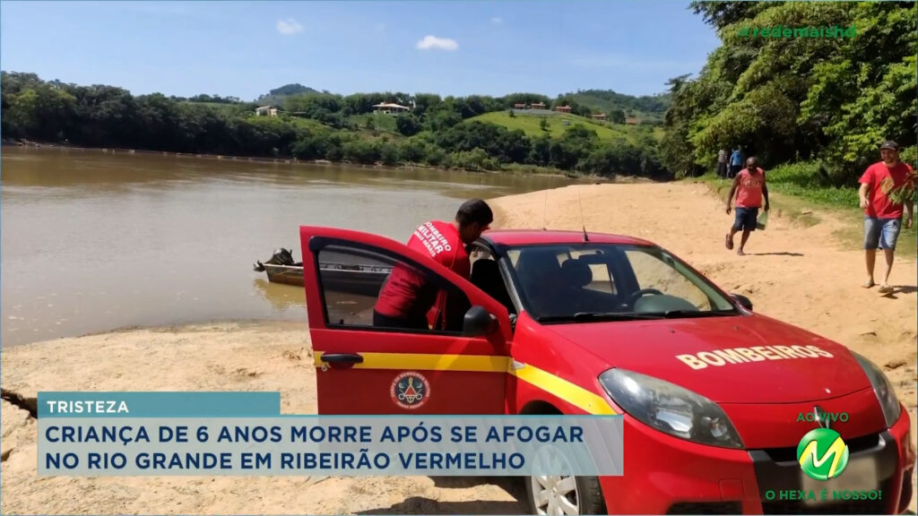 Criança morre afogada no Rio Grande em Ribeirão Vermelho