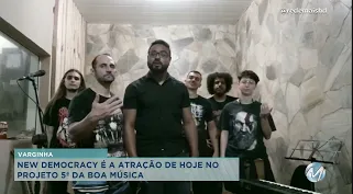 5ª da Boa Música: New Democracy é a atração de hoje na estação ferroviária