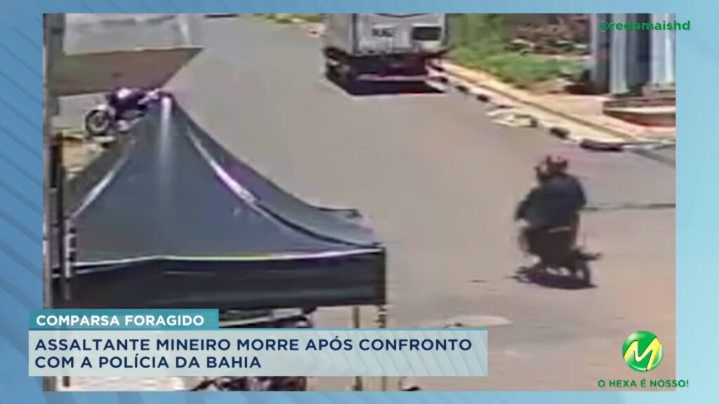 Assaltante de MG é morto após confronto com a polícia na Bahia