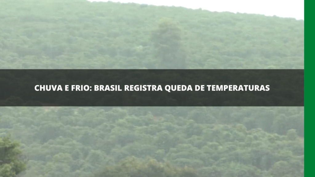 Frio e chuva no Brasil