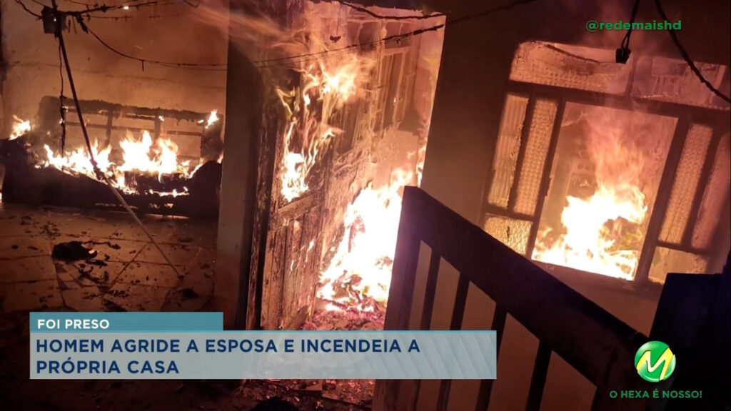 Poços de Caldas: homem incendeia a própria casa