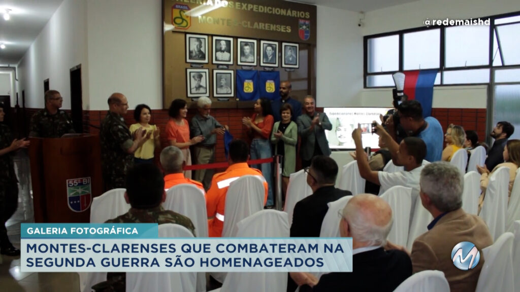 Ex-combatentes da 2ª Guerra Mundial são homenageados em Montes Claros