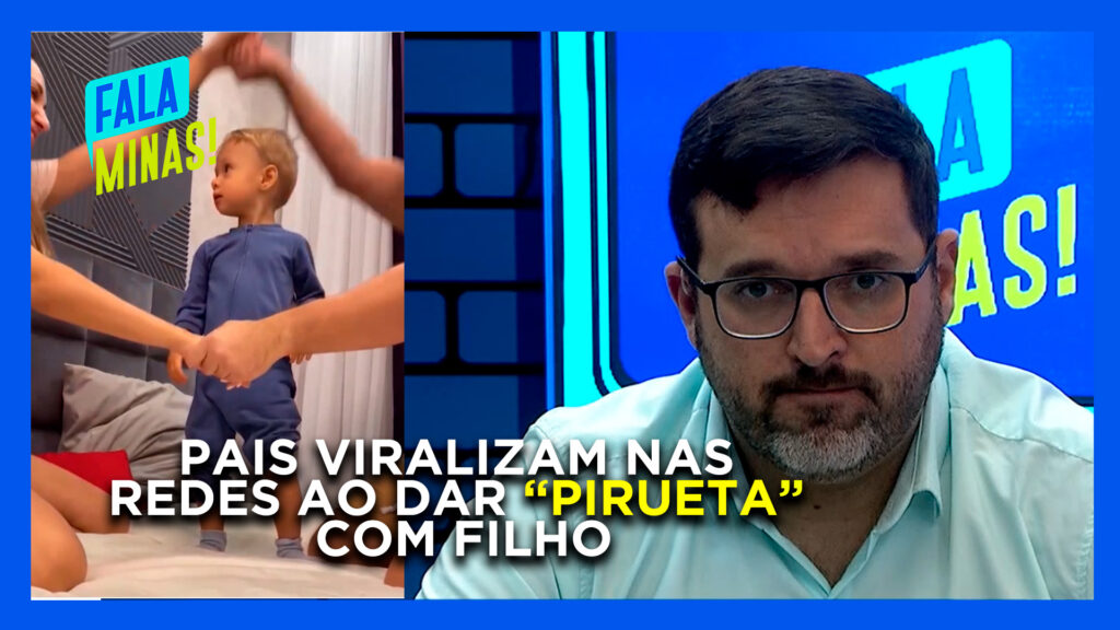 Pais viralizam nas redes ao dar “pirueta” com filho