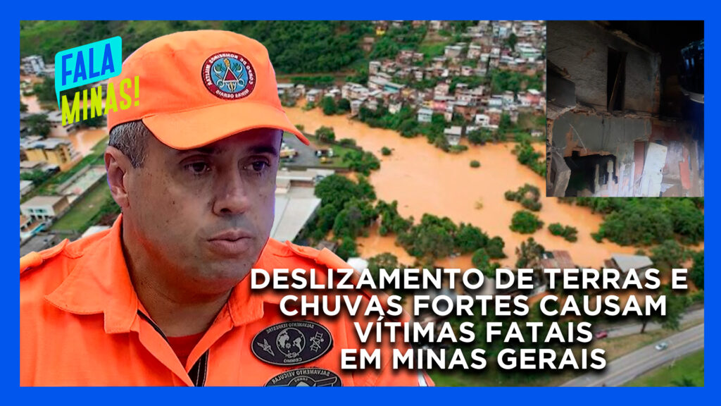 Deslizamento de terras e chuvas fortes causam vítimas fatais em Minas Gerais