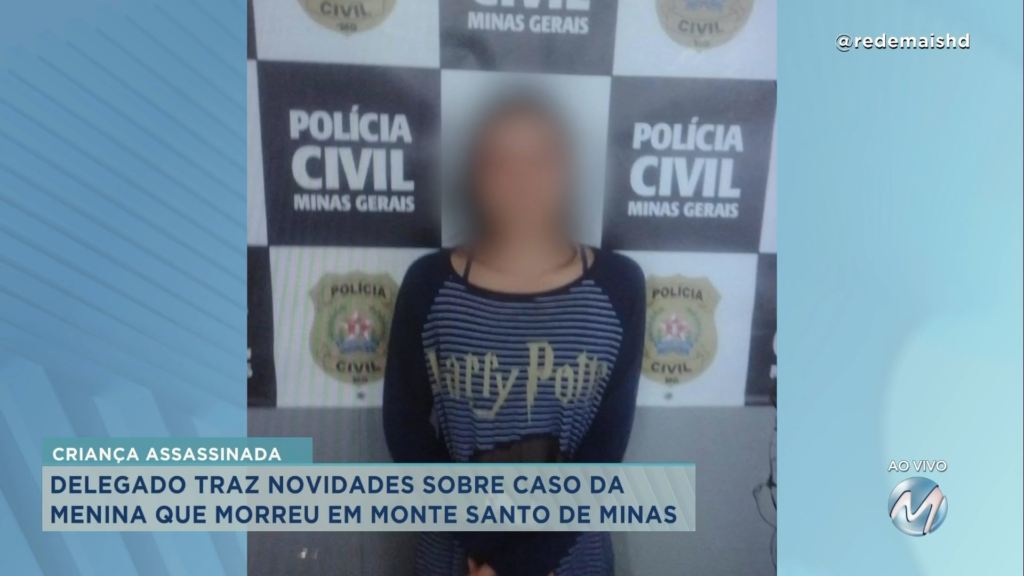 Namorada do rapaz que matou a própria filha é presa em Monte Santo de Minas
