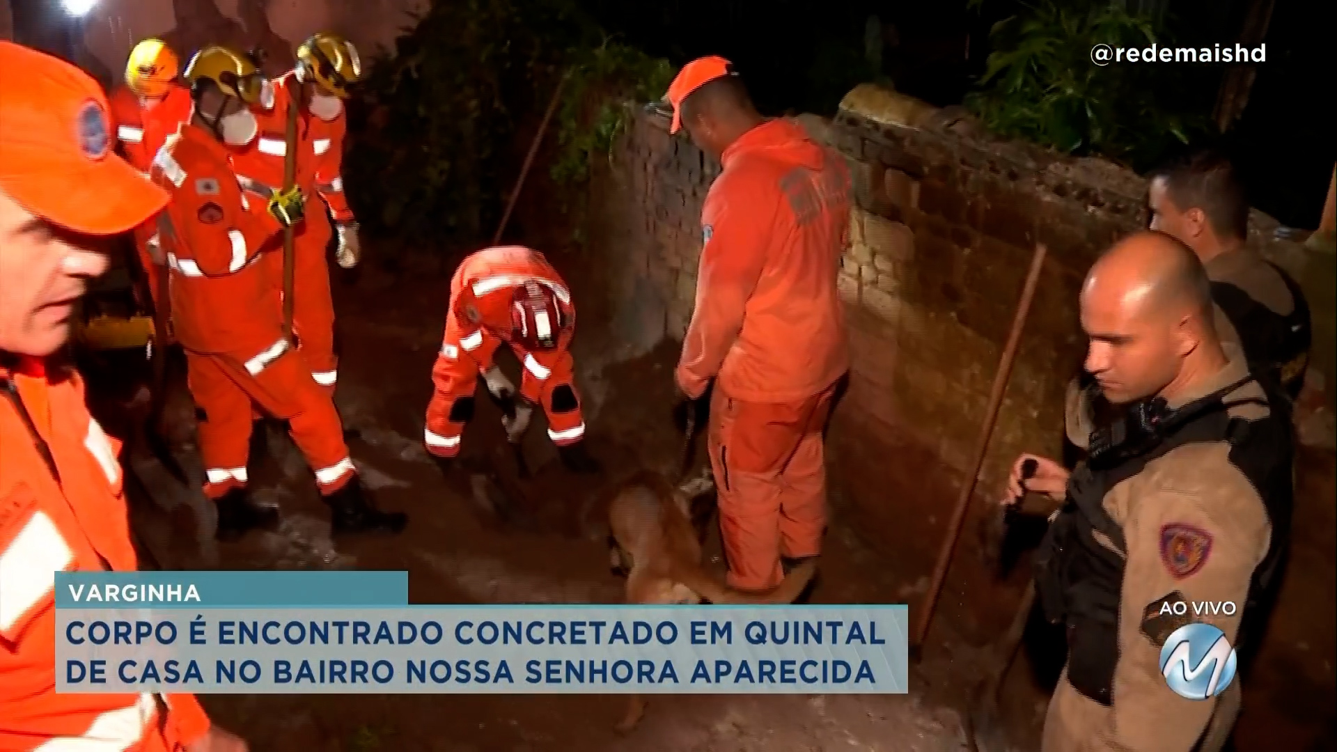 Varginha Corpo É Encontrado Concretado Em Quintal De Casa Rede Mais