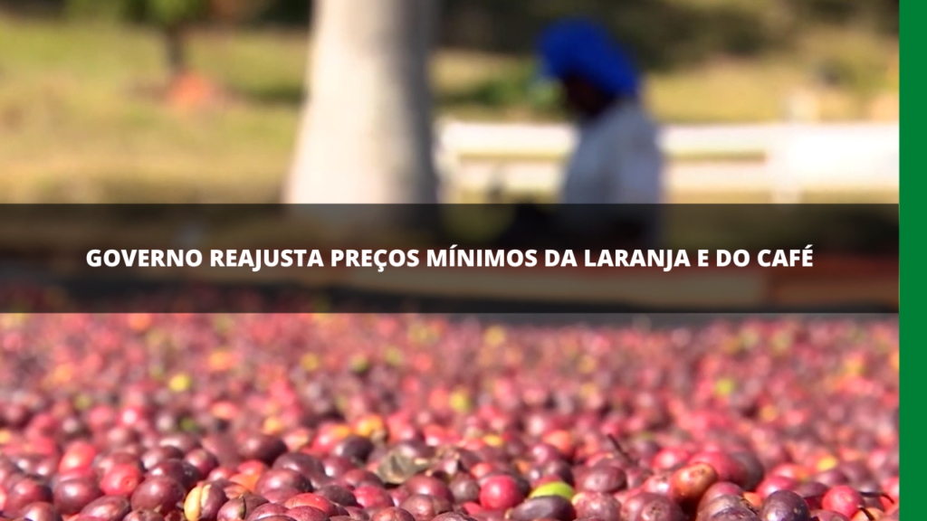 REAJUSTES NOS PREÇOS MÍNIMOS DA LARANJA E CAFÉ