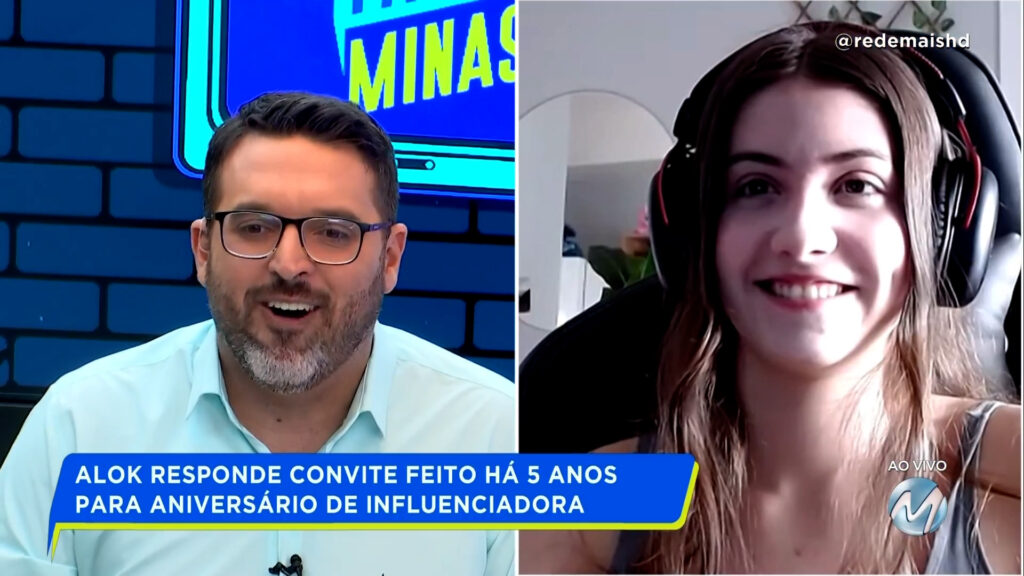 ALOK RESPONDE CONVITE FEITO HÁ 5 ANOS PARA ANIVERSÁRIO DE INFLUENCIADORA