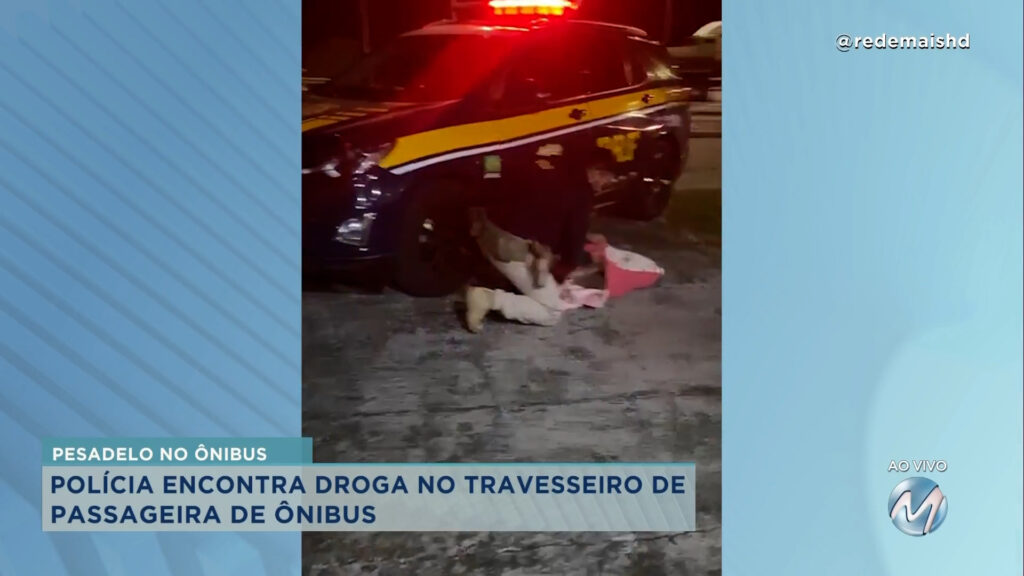 MULHER É PRESA COM DROGA DENTRO DE ÔNIBUS EM POUSO ALEGRE