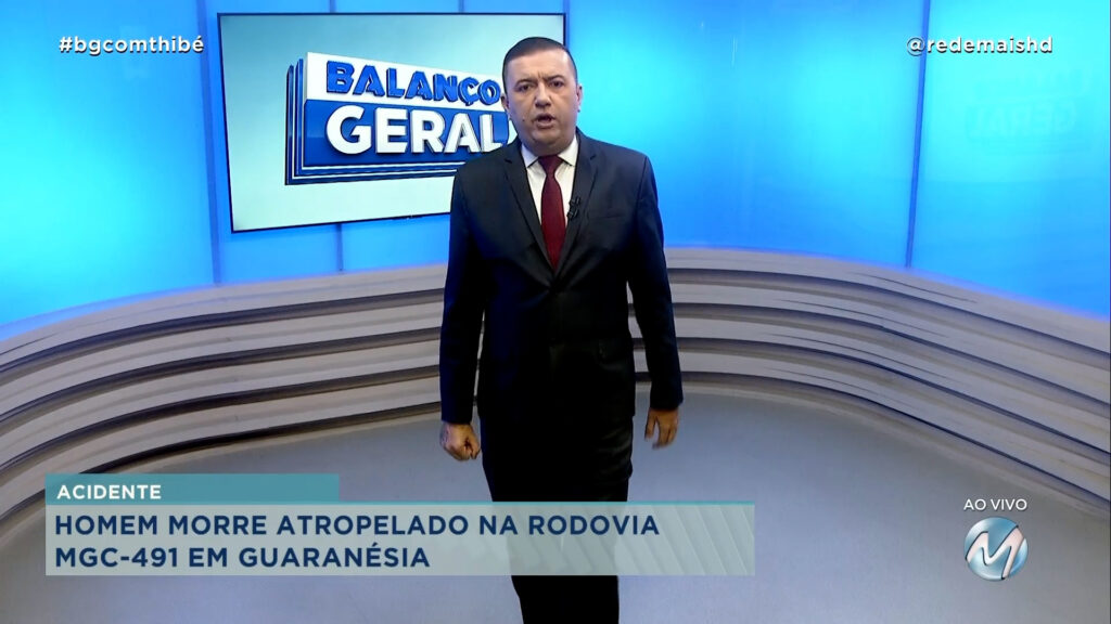 HOMEM MORRE ATROPELADO NA RODOVIA MGC-491 EM GUARANÉSIA