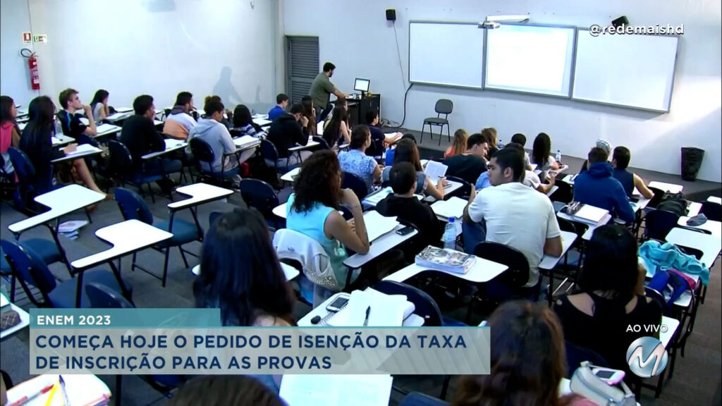 COMEÇA HOJE O PEDIDO PARA A TAXA DE INSCRIÇÃO DO ENEM 2023