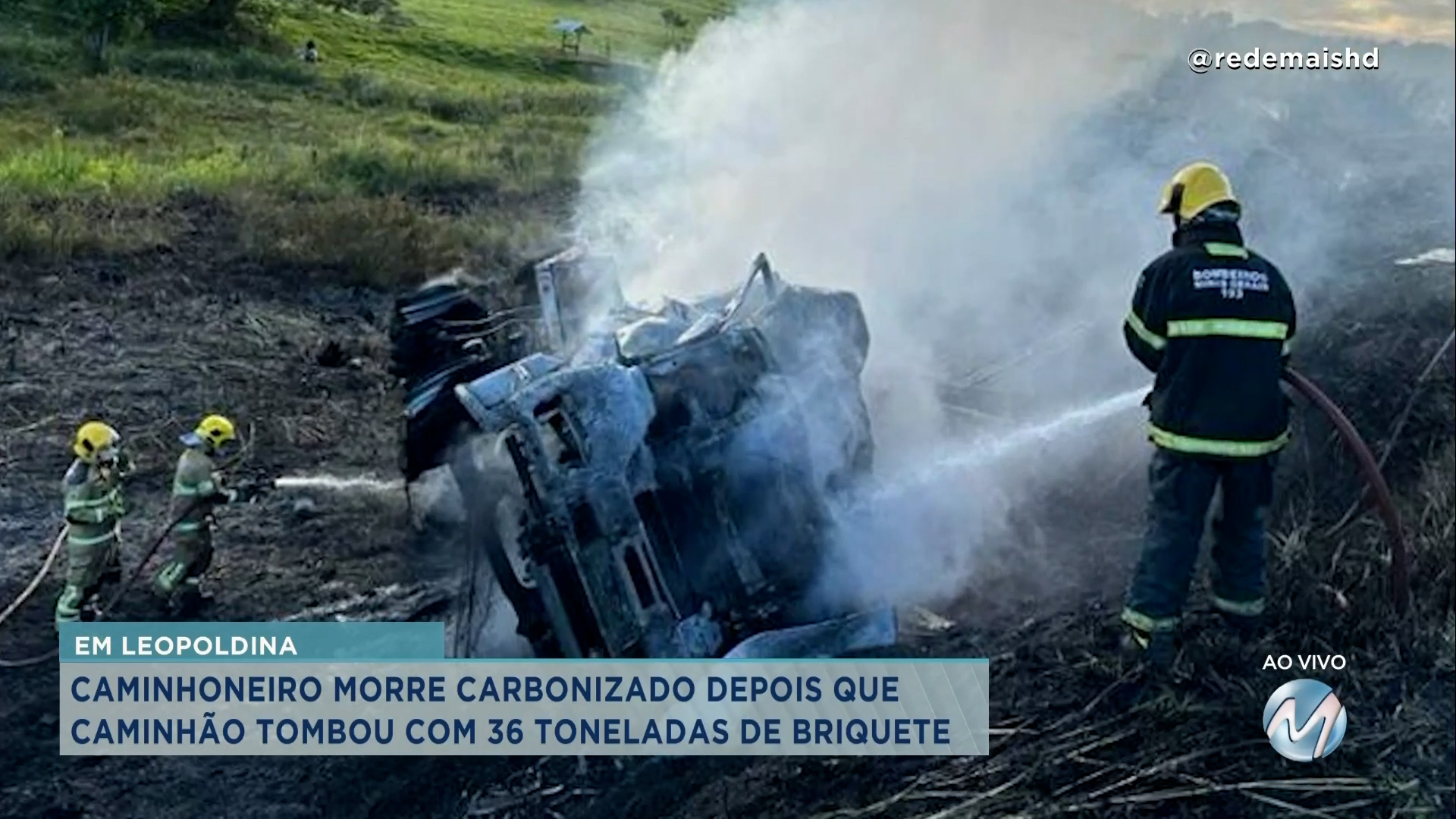 CAMINHONEIRO MORRE CARBONIZADO EM LEOPOLDINA | Rede Mais