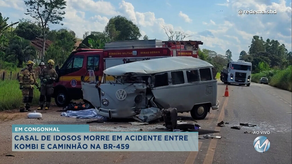 CASAL MORRE EM ACIDENTE EM CONGONHAL