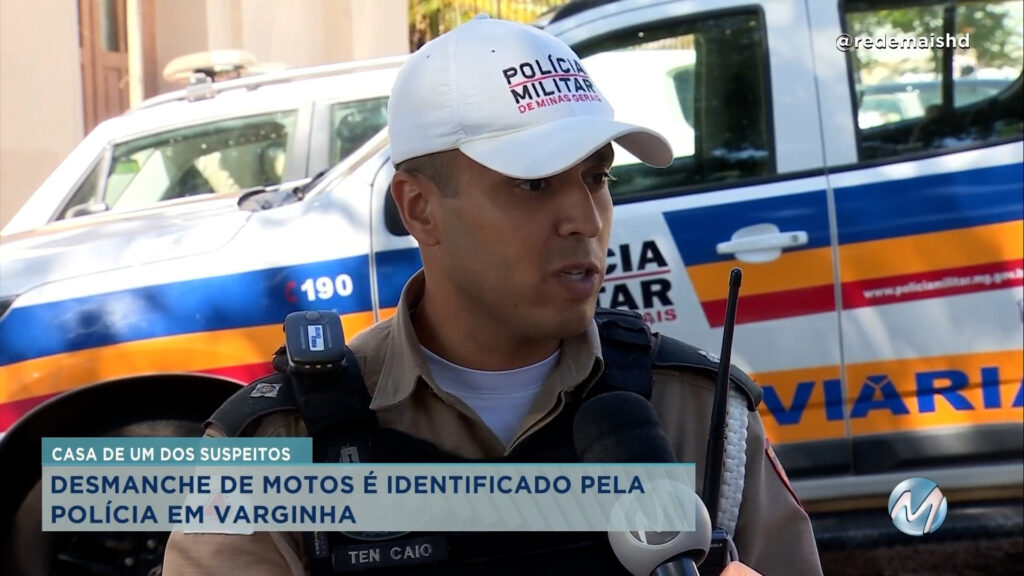 DESMANCHE DE MOTOS É IDENTIFICADO PELA POLÍCIA EM VARGINHA