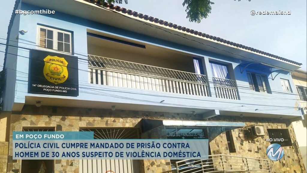 POLÍCIA CUMPRE MANDADO DE PRISÃO CONTRA HOMEM SUSPEITO DE VIOLÊNCIA DOMÉSTICA