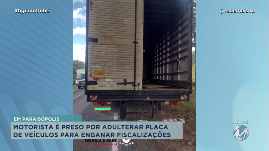 MOTORISTA É PRESO POR ADULTERAR PLACAS