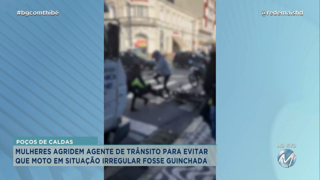 AGENTE DE TRÂNSITO É AGREDIDO EM POÇOS DE CALDAS