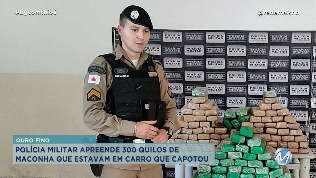 PM APREENDE 300 KG DE MACONHA EM BORDA DA MATA