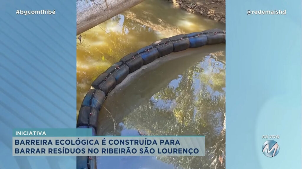 BARREIRA ECOLÓGICA É CONSTRUÍDA EM SÃO LOURENÇO