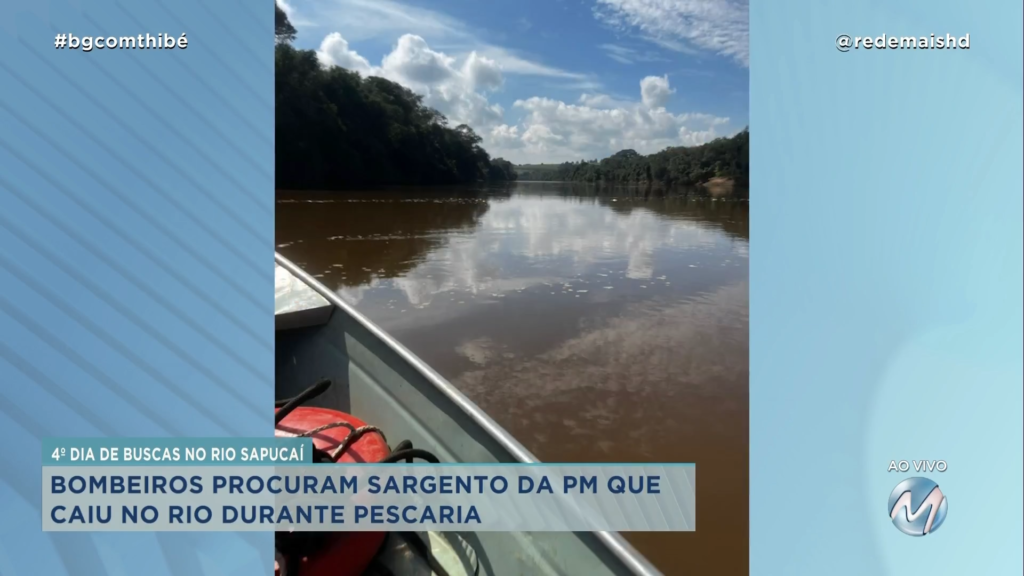 BOMBEIROS BUSCAM CORPO DE PM DESAPARECIDO