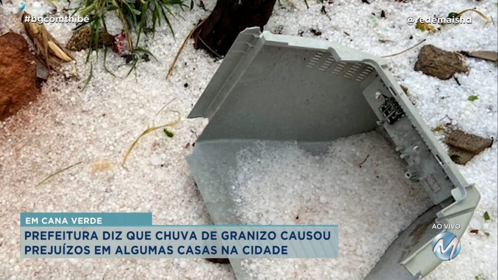 CHUVA DE GRANIZO CAUSA ESTRAGOS NO ESTADO