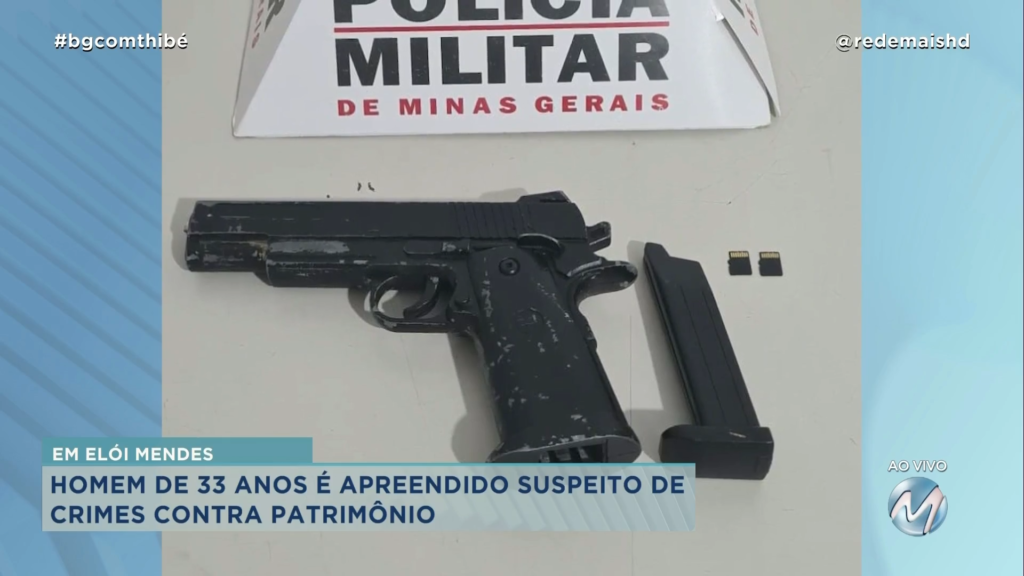 HOMEM É PRESO POR CRIMES CONTRA O PATRIMÔNIO