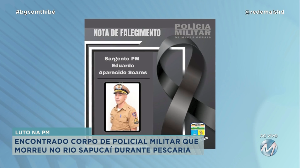 CORPO DE PM DESAPARECIDO É ENCONTRADO