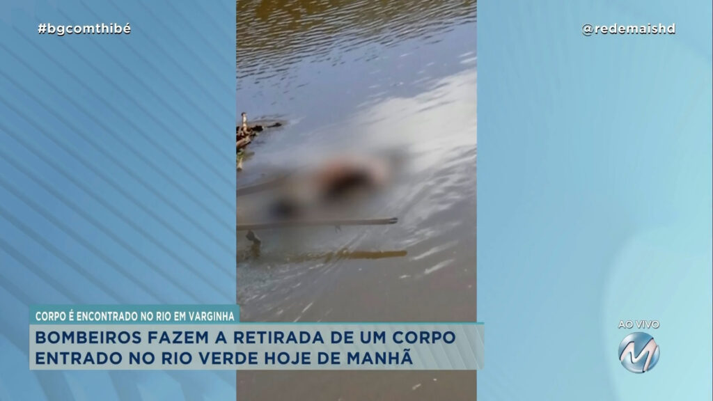 CORPO É ENCONTRADO NO RIO VERDE