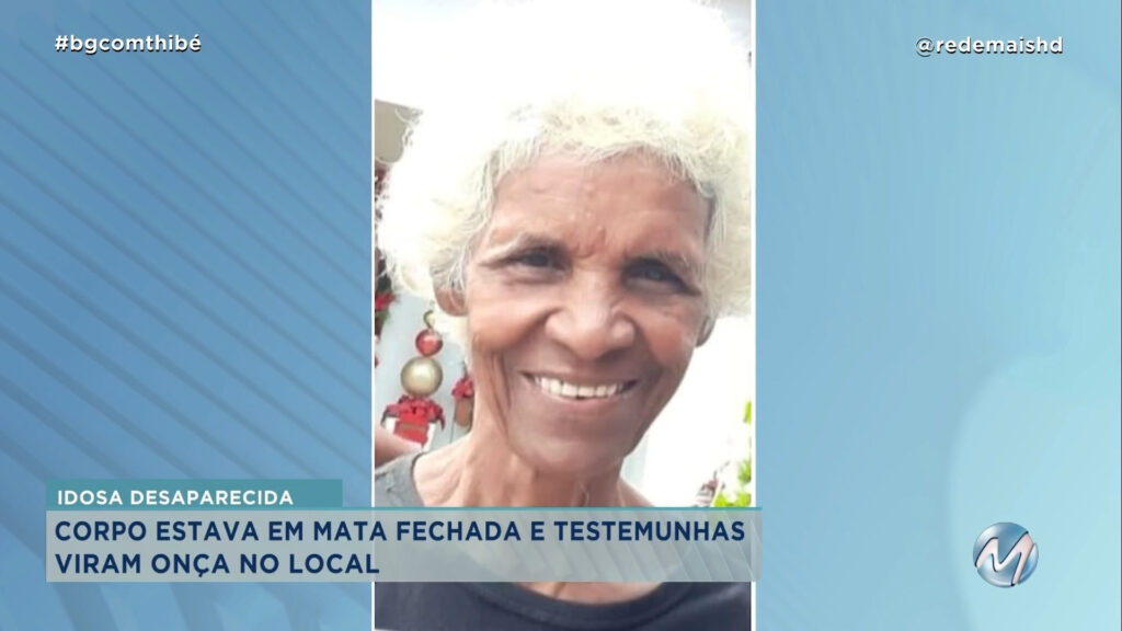 IDOSA DESAPARECIDA É ENCONTRADA MORTA EM GUARANÉSIA