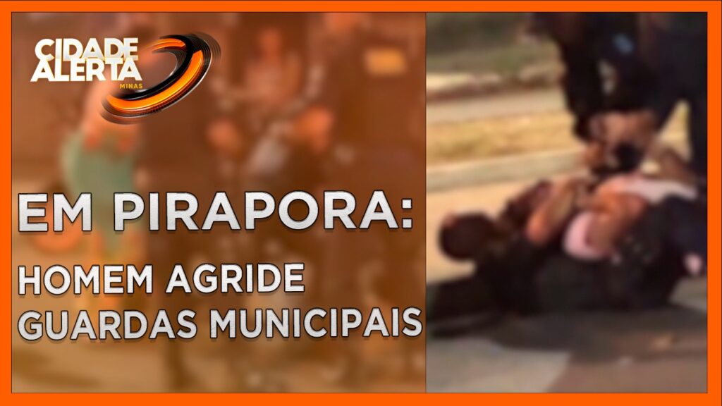 CONFUSÃO EM PIRAPORA: HOMEM AGRIDE GUARDAS MUNICIPAIS APÓS SE ENVOLVER EM ACIDENTE DE TRÂNSITO