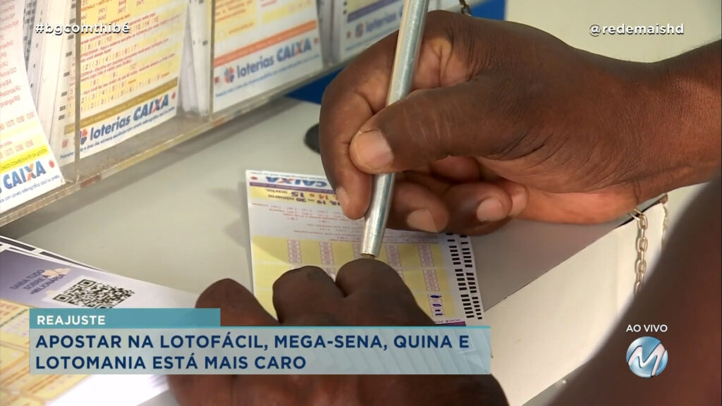 APOSTAR NA LOTERIA ESTÁ MAIS CARO